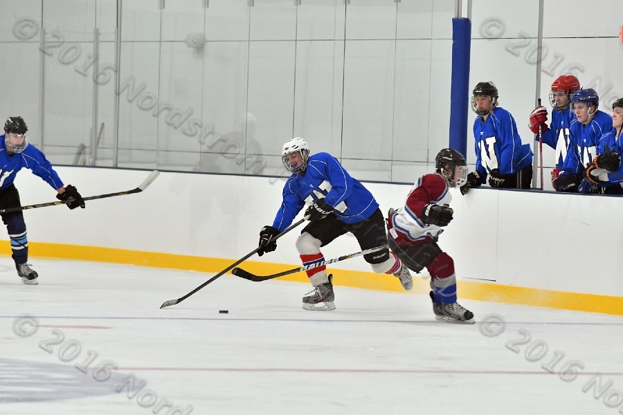 Wheaton College Men\'s Ice Hockey vs Middlesex Community College. - Photo By: KEITH NORDSTROM